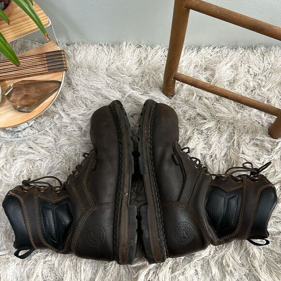 Red Wing Irish Setter Ultra Dry Waterproof Steel Toe Work Boots Size 10 E2 - Picture 5 of 17
